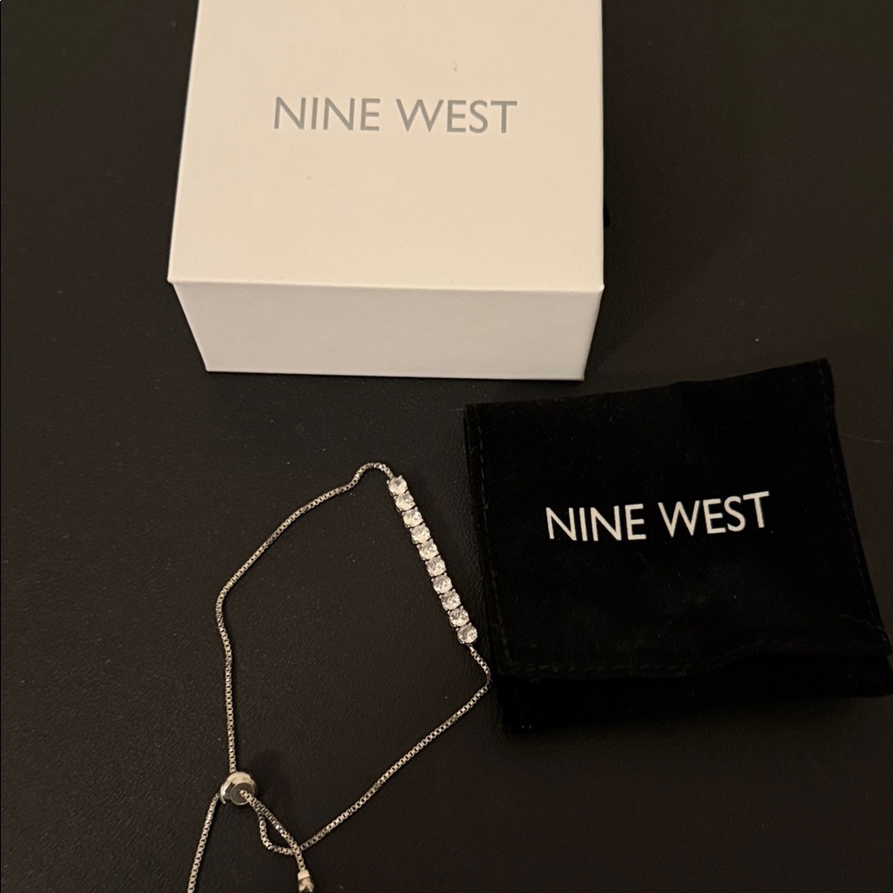 Nine West Silver-Tone Bracelets (2 count)- New in box